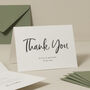 Pack Of Personalised Thank You Card, thumbnail 1 of 4