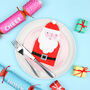 Christmas Santa Shaped Paper Party Napkins, thumbnail 1 of 6