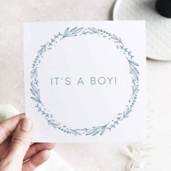 New Baby Boy Personalised Keepsake Box Filled, 6 of 12