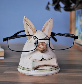 Dog Personalised Spectacle Holder Stand, 5 of 9