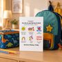 Personalised First Day Of School Card, thumbnail 1 of 6