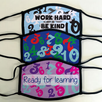 Personalised Back To School Face Mask, 2 of 6