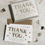 Personalised Cottage Garden Letters Wedding Thank You Cards, thumbnail 2 of 7