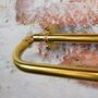 Brass Rounded Bathroom Accessories Set, thumbnail 3 of 4