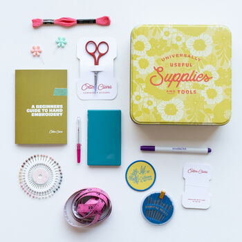Embroidery Starter Kit Sewing Tin, 4 of 5