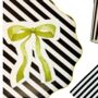 Chartreuse Bow Shaped Party Napkins X 24, thumbnail 1 of 2