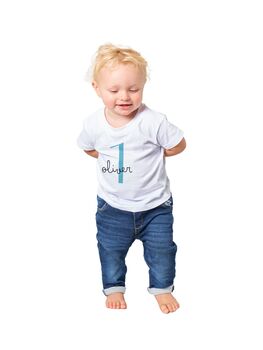 Personalised Baby T Shirt 1st Birthday, 9 of 9