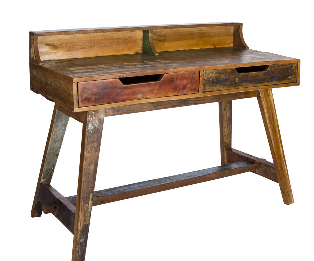 kruger reclaimed wood writing desk by reason season time 