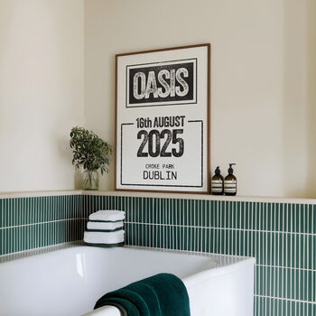 Oasis 2025 Tour Poster, 6 of 9