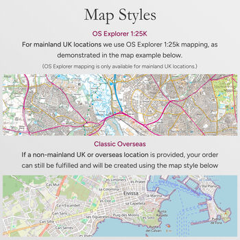 Personalised Relationship Milestones Map Print Ordnance Survey Explorer UK Edition, 7 of 12