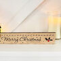 Personalised Wooden Christmas Advent Countdown Slider Keepsake, thumbnail 8 of 8