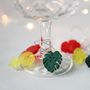 Wine Glass Charms, Tropical, Set Of Six, thumbnail 6 of 8