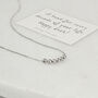30th 40th 50th 60th Birthday Silver 925 Bead Per Decade Necklace, thumbnail 4 of 12