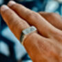 Meaningful Men's Signet Ring Sigma, thumbnail 5 of 8