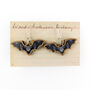 Pipistrelle Bat Wooden Earrings, thumbnail 3 of 5
