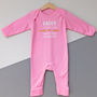 Happy First Father's Day Baby Grow, thumbnail 2 of 4
