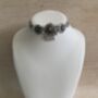 Indian Oxidised Pearl And Pota Stone Lightweight Choker Set, thumbnail 6 of 9