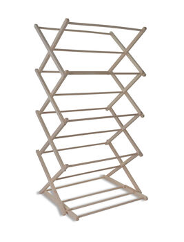 Folding Wooden Clothes Horse, 4 of 4