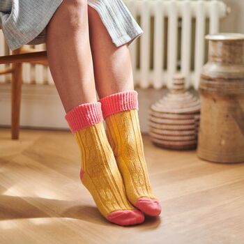 Cashmere Blend Slouch Socks, 4 of 8