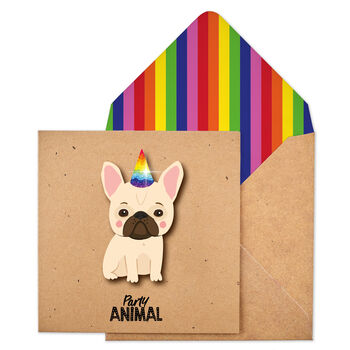 Handmade 3D Dog Cards Pack Of Five, 6 of 6