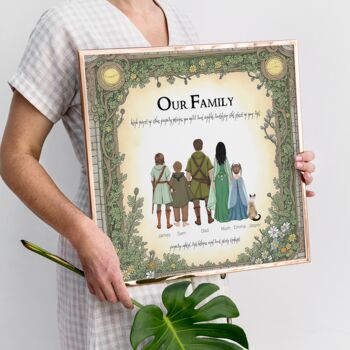 Personalised Fantasy Art Family Print, 3 of 12