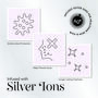 Silver Cloud White Fluffy Mask And White Pillowcase, thumbnail 5 of 5