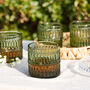 Set Of Four Merida Green Tumblers, thumbnail 3 of 7