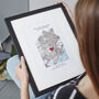 Personalised Our Home Map Print, thumbnail 3 of 11