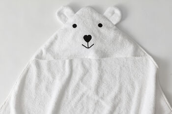 Hooded Baby Towel Newborn Baby Shower Gift, 9 of 12
