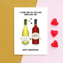 Personalised Wine Anniversary Card, thumbnail 2 of 2