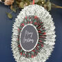 Handmade Personalised Paper Wreath Christmas Decoration, thumbnail 6 of 7