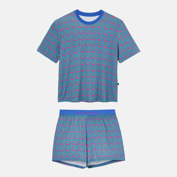 Women's 'Boom Bloom!' Bamboo Short Pyjama Set, 5 of 7