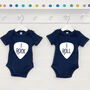 I Rock And I Roll Twin Babygrows, thumbnail 5 of 5