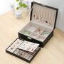 Double Layer Jewellery Organiser Storage Box Case, thumbnail 2 of 10