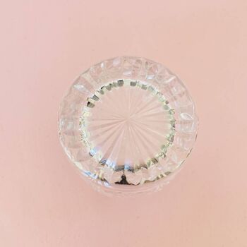 Vintage Decorative Cut Glass Crystal Perfume Bottle ~ 23, 4 of 7