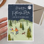 Love You To Moon And Back Father's Day Card For Dad, thumbnail 2 of 2