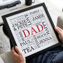 Personalised Dad Word Art, thumbnail 1 of 10