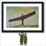 Angel Of The North Lowry Style Framed Art, thumbnail 1 of 2