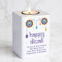 Personalised Diwali Wooden Tealight Holder, thumbnail 2 of 5