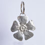 Forget Me Not English Pewter Flower Keyring Gifts, thumbnail 3 of 7