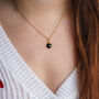 Black Onyx Hoop Earrings And Necklace, thumbnail 5 of 11