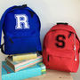 Personalised Letter School Backpack, thumbnail 1 of 3
