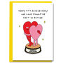 8th Anniversary Card Bronze Wedding Anniversary Card, thumbnail 1 of 2