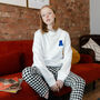 Personalised Initial 'Patch' Sweatshirt, thumbnail 1 of 5