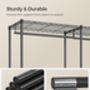 Clothes Rack Metal Hanging Rails Open Wardrobe Storage, thumbnail 8 of 12