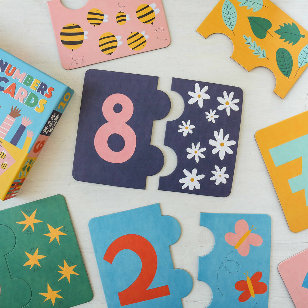 Learn Your Numbers Jigsaw Cards By Berylune