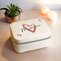 Personalised Heart Travel Jewellery Box, thumbnail 1 of 5