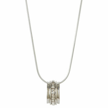 Maharani Manifest Silver Spinning Necklace, 3 of 9