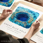 Belize Travel Print Of The Great Blue Hole, thumbnail 1 of 7