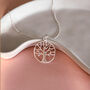 Tree Of Life Sterling Silver Necklace, thumbnail 2 of 6